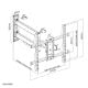 Εικόνα της Επιτοίχια Βάση Τηλεόρασης Focus Mount X-Long Extension Arm 23-65" WMS01-44AT