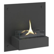 Εικόνα της Επιτοίχια Εστία Φωτιάς Tenderflame Solo 90 45x23x45cm 500ml Black TF-0509005