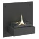 Εικόνα της Επιτοίχια Εστία Φωτιάς Tenderflame Solo 90 45x23x45cm 500ml Black TF-0509005