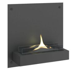 Εικόνα της Επιτοίχια Εστία Φωτιάς Tenderflame Solo 180 57x23x57cm 1000ml Black TF-0518001