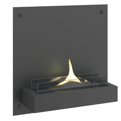 Εικόνα της Επιτοίχια Εστία Φωτιάς Tenderflame Solo 180 57x23x57cm 1000ml Black TF-0518001