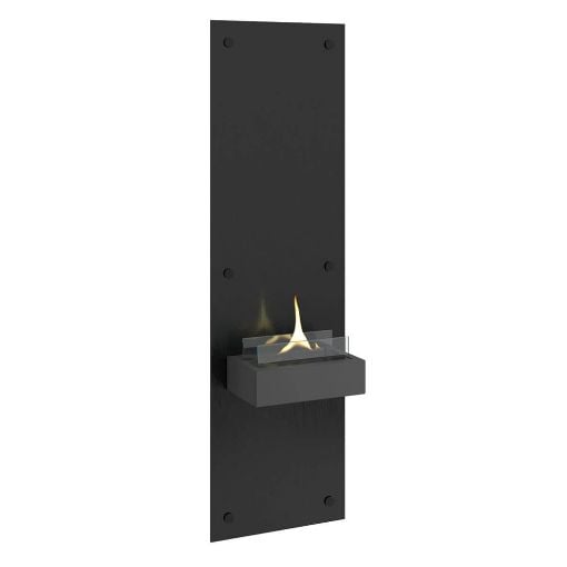 Εικόνα της Επιτοίχια Εστία Φωτιάς Tenderflame Alto 40x23x130cm 500ml Black TF-0509001