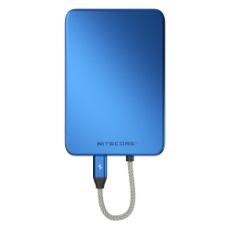 Εικόνα της PowerBank Nitecore Pocket 5 με Ενσωματωμένο Καλώδιο 5000mAh 22.5W Blue