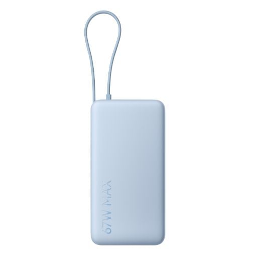 Εικόνα της Xiaomi Power Bank 20000mAh με Ενσωματωμένο Καλώδιο 67W Blue BHR08O8GL