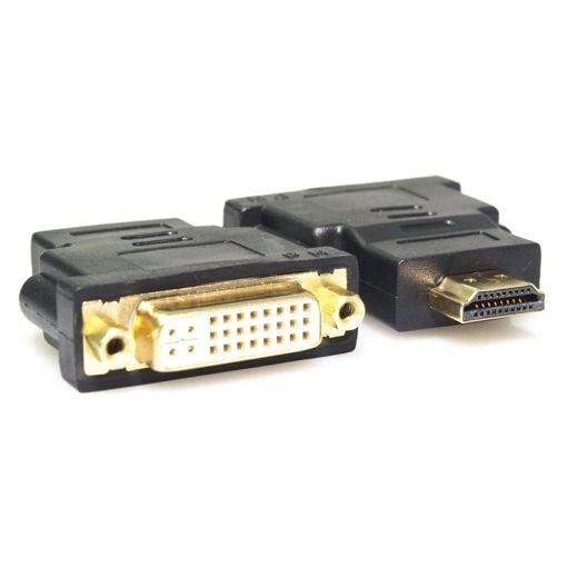 Εικόνα της Adapter Powertech HDMI Male to DVI-I Female Black CAB-H057