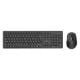 Εικόνα της Πληκτρολόγιο-Ποντίκι Powertech Wireless (GR) Black PT-1151