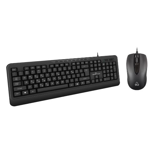 Εικόνα της Πληκτρολόγιο-Ποντίκι Powertech (GR) Black PT-1067