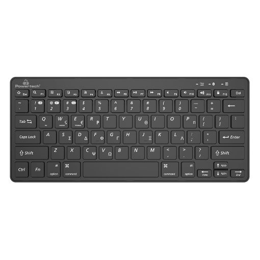 Εικόνα της Πληκτρολόγιο Powertech Wireless (GR) Black PT-1153