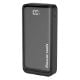 Εικόνα της Power Bank Powertech 20000mAh 2x USB-A & USB-C 22.5W Black PT-1327