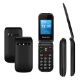 Εικόνα της Κινητό Τηλέφωνο Powertech Milly Flip V2 2.4" Dual SIM GR Black PTM-38