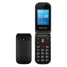 Εικόνα της Κινητό Τηλέφωνο Powertech Milly Flip V2 2.4" Dual SIM GR Black PTM-38