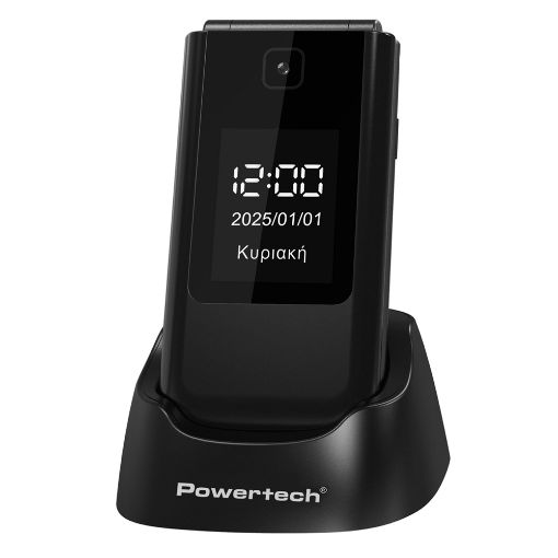 Εικόνα της Κινητό Τηλέφωνο Powertech Sentry Dual II V2 2.4" Dual SIM GR Black PTM-23