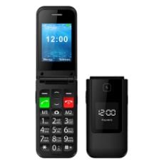 Εικόνα της Κινητό Τηλέφωνο Powertech Sentry Dual II V2 2.4" Dual SIM GR Black PTM-23