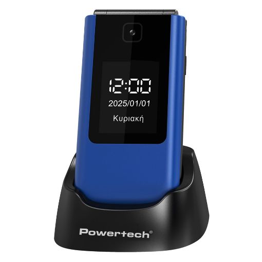Εικόνα της Κινητό Τηλέφωνο Powertech Sentry Dual II V2 2.4" Dual SIM GR Blue PTM-26
