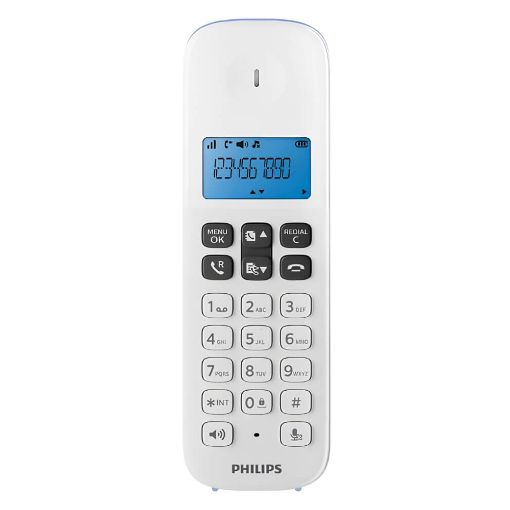 Εικόνα της Ασύρματο Τηλέφωνο Philips D1611S/GRS GR Blue