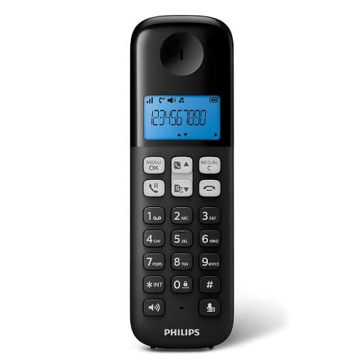 Εικόνα της Ασύρματο Τηλέφωνο Philips D1612B/GRS Duo GR Black