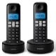 Εικόνα της Ασύρματο Τηλέφωνο Philips D1612B/GRS Duo GR Black