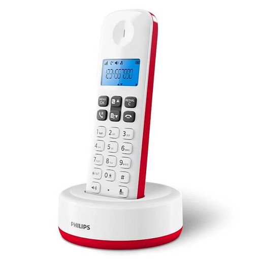 Εικόνα της Ασύρματο Τηλέφωνο Philips D1611R/GRS GR Red