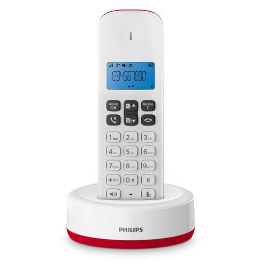 Εικόνα της Ασύρματο Τηλέφωνο Philips D1611R/GRS GR Red