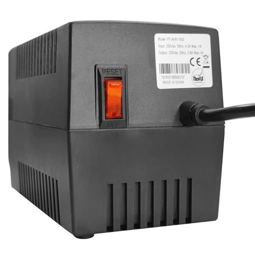 Εικόνα της Automatic Voltage Regulator Powertech 1500VA 3x Schuko PT-AVR-1500