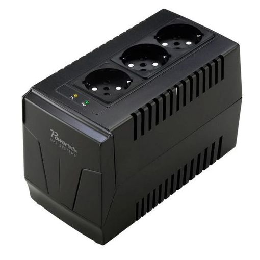 Εικόνα της Automatic Voltage Regulator Powertech 1500VA 3x Schuko PT-AVR-1500
