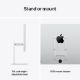 Εικόνα της Apple Studio Display XDR 27" Standard Glass Tilt & Height Adjustable Stand MFEL4YP/A