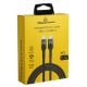 Εικόνα της Καλώδιο Powertech USB-C Male to USB-C Male 60W 0.6m Black PTR-0131