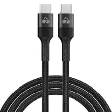 Εικόνα της Καλώδιο Powertech USB-C Male to USB-C Male 60W 0.6m Black PTR-0131