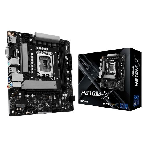 Εικόνα της ASRock H810M-X WiFi Micro ATX Socket LGA1851 90-MXBS6-A0UAYZ