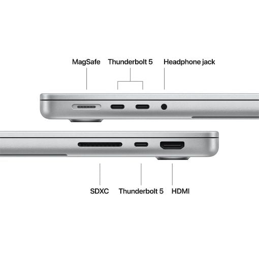 Εικόνα της Apple MacBook Pro 14.2" Apple M5 Pro 15‑Core 24GB 1TB SSD 16‑Core GPU (GR Keyboard) Silver MGDN4GR/A