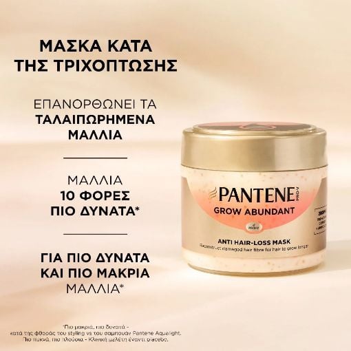 Εικόνα της Μάσκα Μαλλιών Pantene Grow Abundant Κατά της Τριχόπτωσης 300ml
