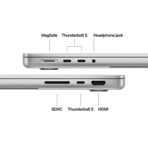 Εικόνα της Apple MacBook Pro 14.2" Apple M5 Pro 15‑Core 24GB 2TB SSD 16‑Core GPU (GR Keyboard) Silver MJLV4GR/A