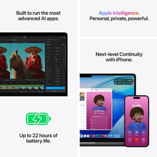 Εικόνα της Apple MacBook Pro 14.2" Apple M5 Pro 15‑Core 24GB 2TB SSD 16‑Core GPU (GR Keyboard) Space Black MJLW4GR/A