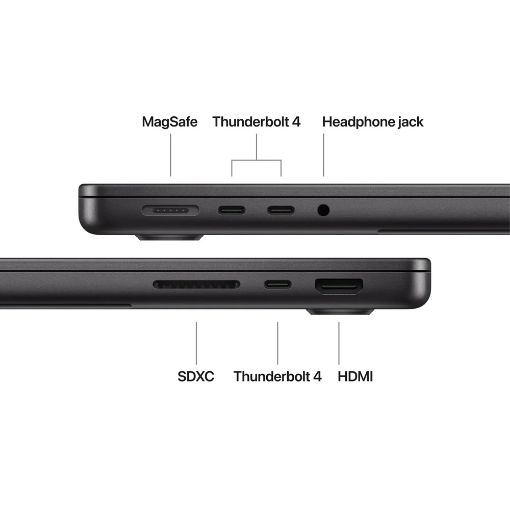 Εικόνα της Apple MacBook Pro 14.2" Apple M5 Pro 15‑Core 24GB 1TB SSD 16‑Core GPU (GR Keyboard) Space Black MGDR4GR/A