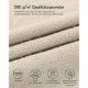 Εικόνα της Αιώρα Songmics με Βάση 210x150cm Beige GHS001M01