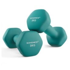 Εικόνα της Σετ Βαράκια Songmics 2 x 3kg Dark Green SYL906Q01