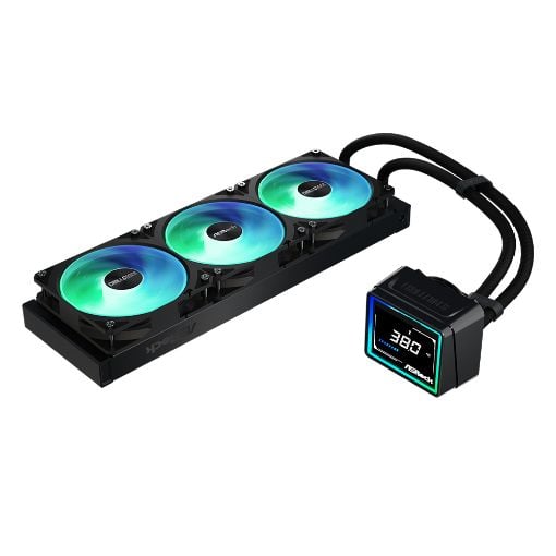 Εικόνα της ASRock Challenger 360 Digital 120mm ARGB Black 90-ACLA36-BAAGA6