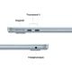 Εικόνα της Apple MacBook Air 15.3" Apple M5 16GB 1TB SSD 10-Core GPU (GR Keyboard) Sky Blue MDVT4GR/A
