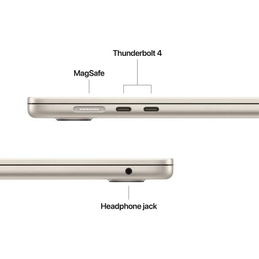 Εικόνα της Apple MacBook Air 15.3" Apple M5 16GB 512GB SSD 10-Core GPU (GR Keyboard) Starlight MDVD4GR/A
