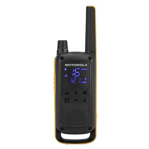 Εικόνα της Walkie Talkie Motorola TalkAbout T82 Extreme Αδιάβροχο & Επαναφορτιζόμενο 4τμχ Black/Orange