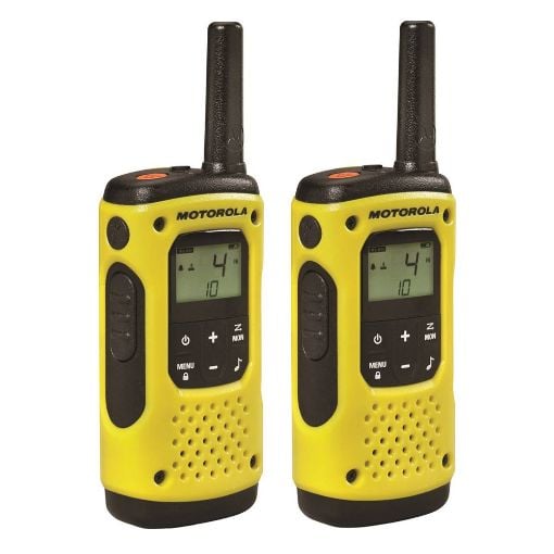 Εικόνα της Walkie Talkie Motorola TLKR T92 H2O Αδιάβροχο & Επαναφορτιζόμενο 2τμχ Yellow/Black