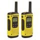 Εικόνα της Walkie Talkie Motorola TLKR T92 H2O Αδιάβροχο & Επαναφορτιζόμενο 2τμχ Yellow/Black
