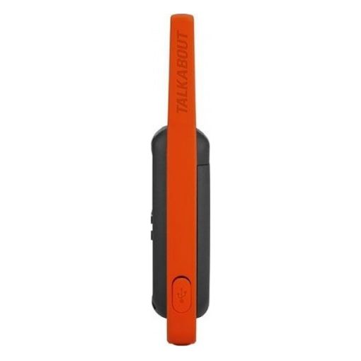 Εικόνα της Walkie Talkie Motorola TalkAbout T82 IPx2 Επαναφορτιζόμενο με Φακό 2τμχ Black/Red