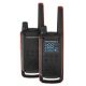 Εικόνα της Walkie Talkie Motorola TalkAbout T82 IPx2 Επαναφορτιζόμενο με Φακό 2τμχ Black/Red