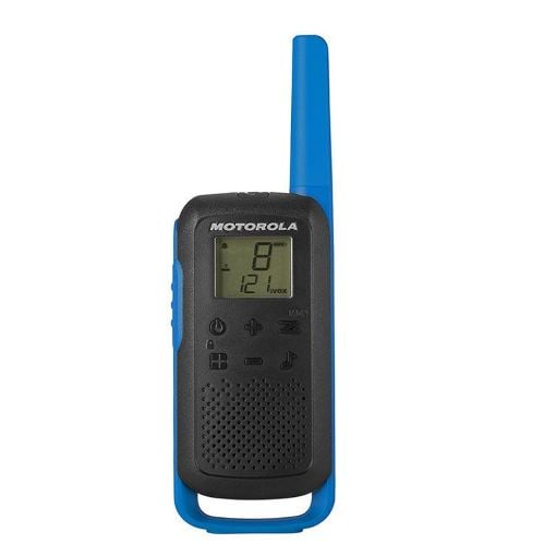 Εικόνα της Walkie Talkie Motorola TalkAbout T62 Επαναφορτιζόμενο 2τμχ Blue
