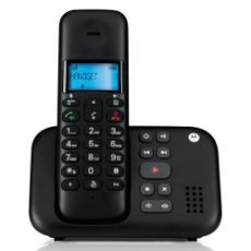 Εικόνα της Ασύρματο Τηλέφωνο Motorola T311 με Τηλεφωνητή GR Black
