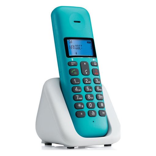 Εικόνα της Ασύρματο Τηλέφωνο Motorola T301 GR Turquoise