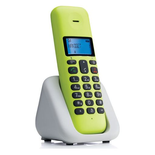 Εικόνα της Ασύρματο Τηλέφωνο Motorola T301 GR Lime Lemon