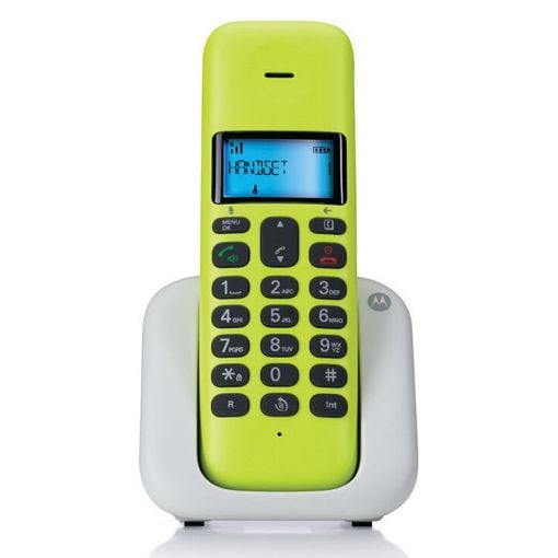 Εικόνα της Ασύρματο Τηλέφωνο Motorola T301 GR Lime Lemon