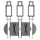 Εικόνα της Clips Οργάνωσης Καλωδίων Powertech 5 Καλωδίων 6τμχ TIES-011